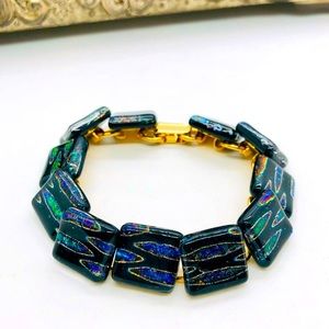 Vintage Dichroic Murano Glass Bracelet